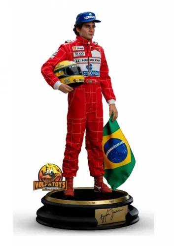 Estatua Ayrton Senna Legacy 1/4 Iron Studios - licenciada apenas 600 no mundo
