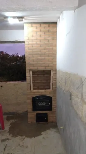 Churrasqueira de tijolos