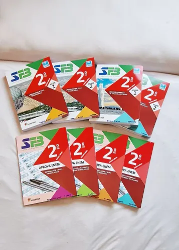Kit de livros SFB 2º ano Ensino Médio - Apostilas ENEM