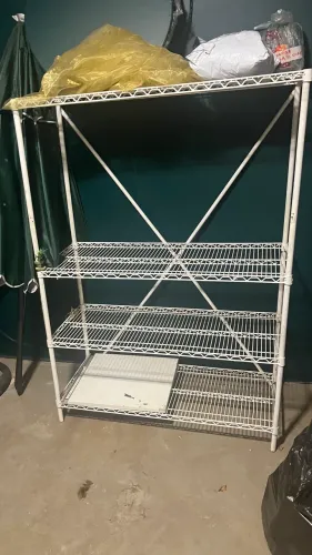 Estante ferro branco 