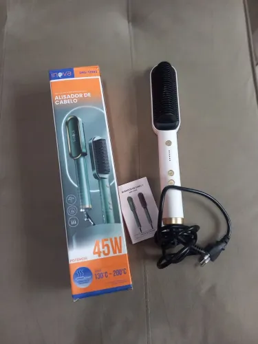 Escova Alisadora de Cabelo Inova 110v
