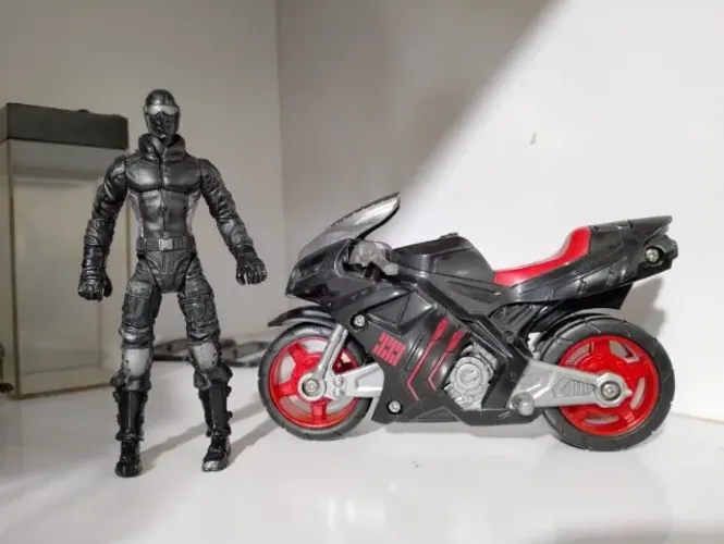COMANDOS EM AÇÃO GI JOE HASBRO SNAKE EYES 10 CM.