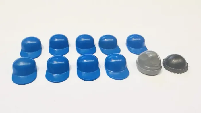 Acessórios originais lego para minifiguras toucas e bonés
