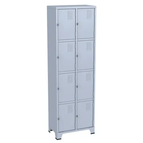 Roupeiro De Aço para Vestiário 08 Portas Pequenas Locker