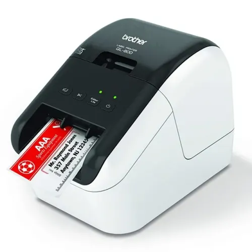 NOVA - Impressora Brother de Etiquetas Térmica, 300x600 DPI, USB - 110v