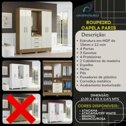 Roupeiro Capela Novo