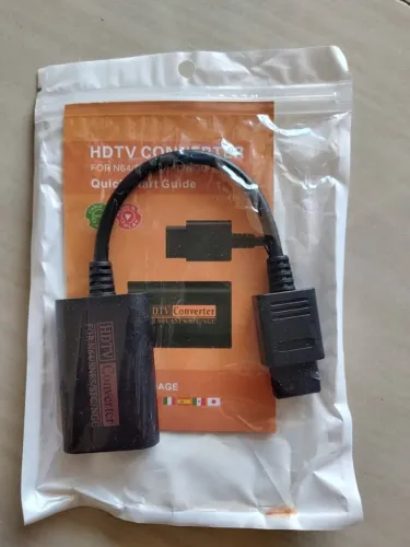 Cabo conversor SNES, SFC, N64, Game Cube para HDMI 1080p