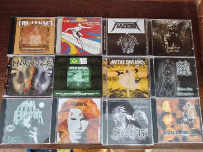 cds lote metal, alternativo, black metal, rock, tributo black sabbath e outros