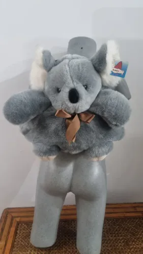 Mochila Infantil Urso Koala de Pelucia - NOVA - Macio e Acolhedor