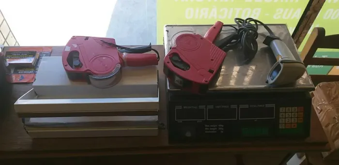 Lote de Balança Etiquetadora Seladora e PDV