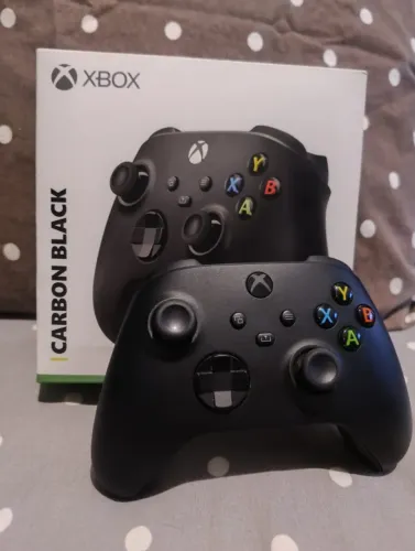 Controle XBOX e PC Original Carbon Black sem fio