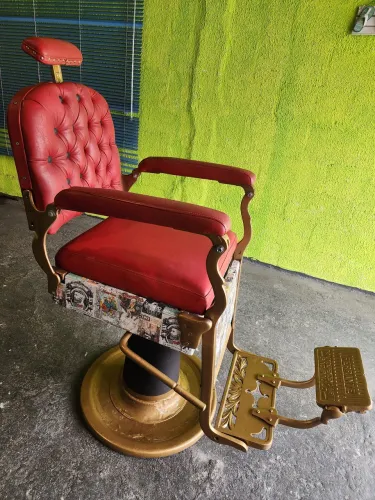 Cadeira Barbeiro Ferrante Reclinavel 1940( Desapego)