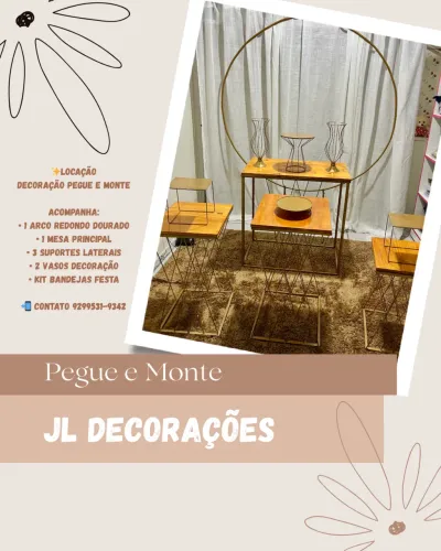 Locação ornamentação/decoração