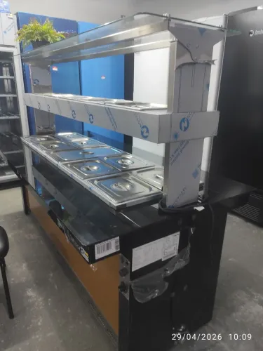 Bh buffet restaurante quente para 10 GNs+ pista fria 