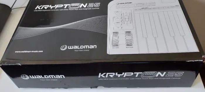 Teclado Controlador Waldman Krypton 25 Novo