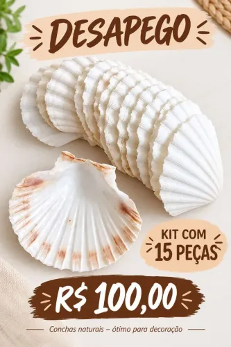 Petisqueira/ siri / conchas