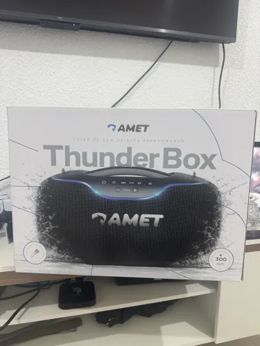 Caixa de som Amet Thunder box 300w