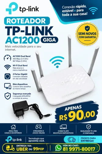 Roteador Tplink ac1200 giga