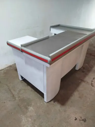 Balcão caixa checkout para mercado/padaria/conveniência aceito cartão