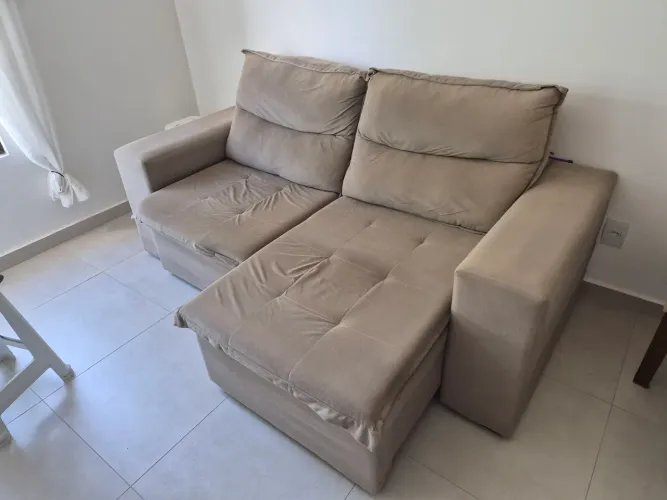 Sofá retrátil 3 lugares