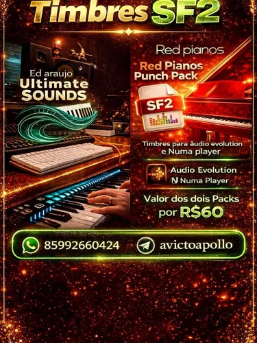 ED ARAÚJO ULTIMATE SOUNDS + RED PIANOS PUNCH PACK SF2