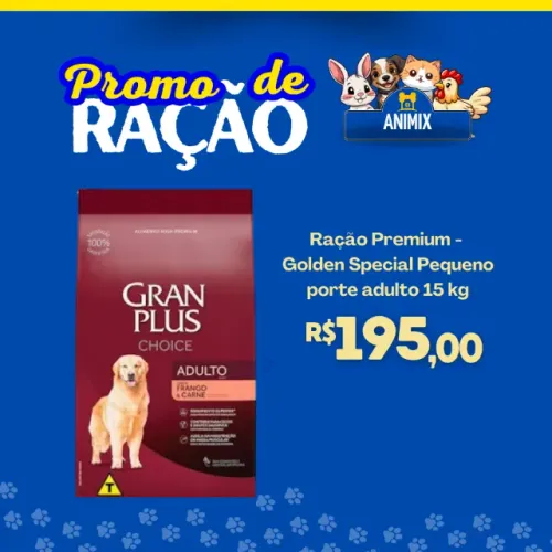 Ração Gran Plus Choice Adulto  Saco 15 kg