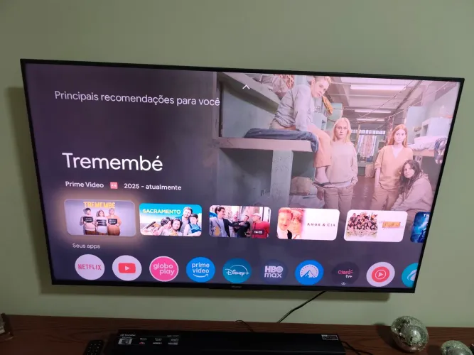 TV Hisense 55 polegadas MiniLed U6N 2025