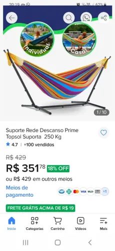 Suporte para rede
