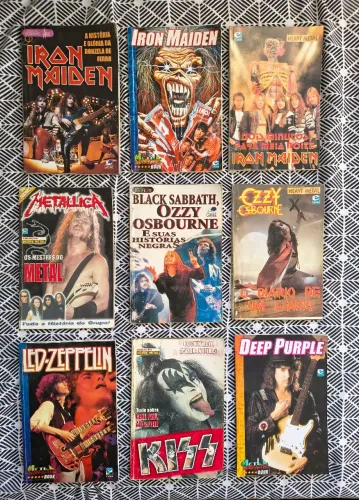 Coleção de revistas de Rock e Metal