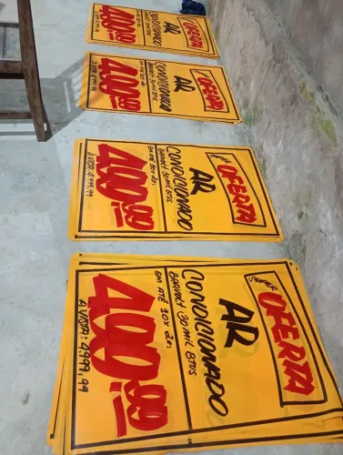 Cartazes para comércio em geral