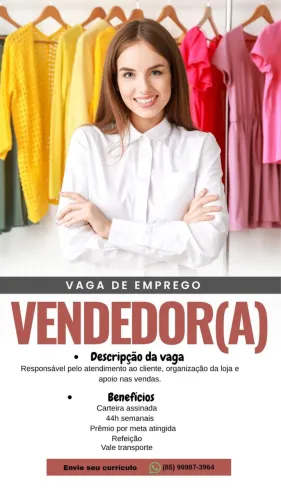 Vendedora on-line