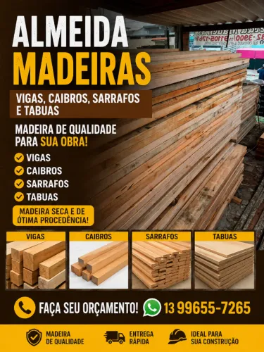 WHATSAPP: * FAÇA SEU ORÇAMENTO TEMOS VIGAS,CAIBROS,TABUAS ETC...