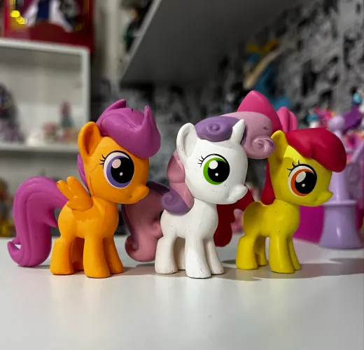 My Little Pony Trio Cutie Mark Crusaders Lote Funko Mystery Mini
