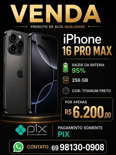 Venda iPhone 16 pro Max
