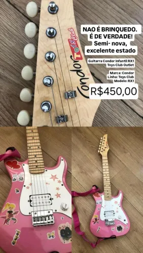 Guitarra infantil de verdade