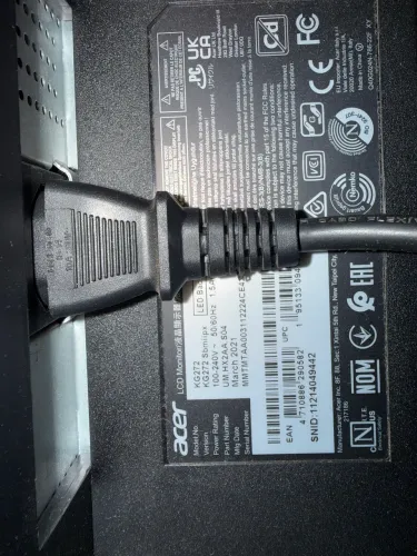 Monitor Acer Nitro KG272 Sbmiipx