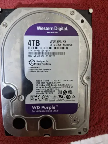 HD Western Digital 4 TB VENDO 02 HDS