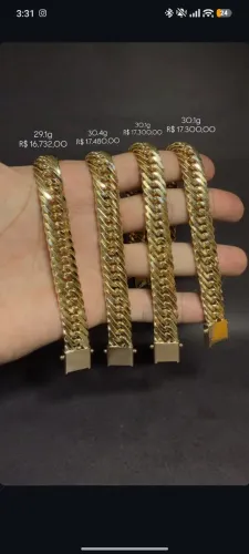 Pulseira Ouro 18K 