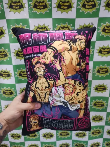 Almofada Sukuna Jujutsu Kaisen - NerdDog Store - Itadori Satoru Gojo Ryomen Megumi Nobara