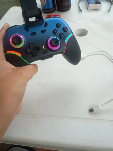 Vendo controle gamepad novo compatível com ps3 4 Pc e tv com cabo original e 2 botões add