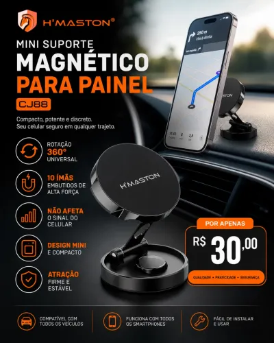 Suporte de celular pra carro