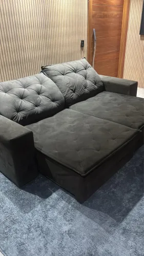 Sofá retrátil inclinável