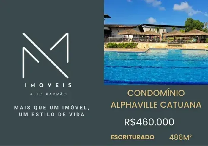 LOTE ALPHAVILLE CATUANA COM ESCRITURA