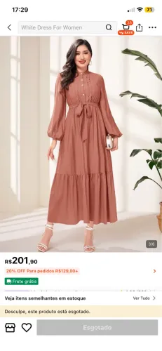 Vestido midi
