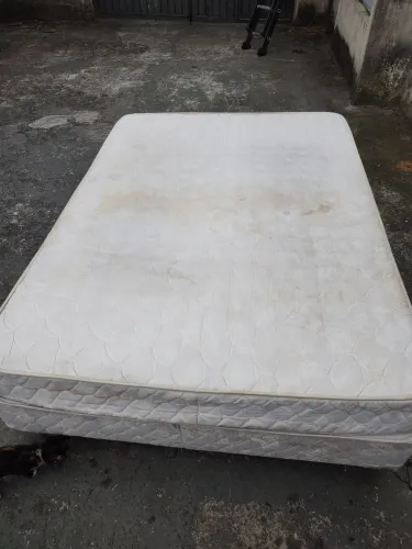Cama casal box doação 