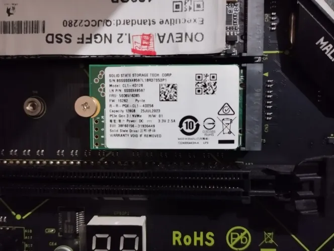 SSD NVMe 120Gb - aceito proposta