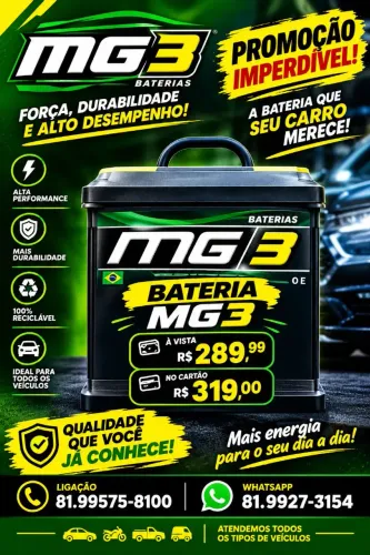 Bateria de carro 60ah PROMOÇÃO 12 meses de garantia - entrega grátis 