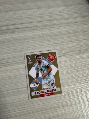 Figurinha Messi Legend Ouro 2022