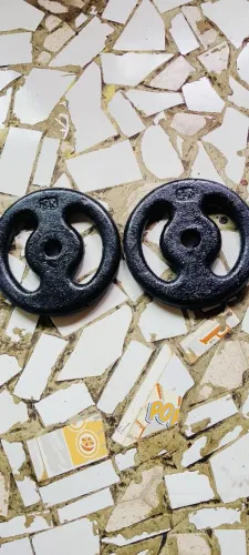Par de anilhas 5 kg cada
