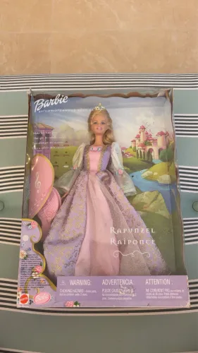 Boneca Barbie As Rapunzel Mattel 2001 Na Caixa Original Rara